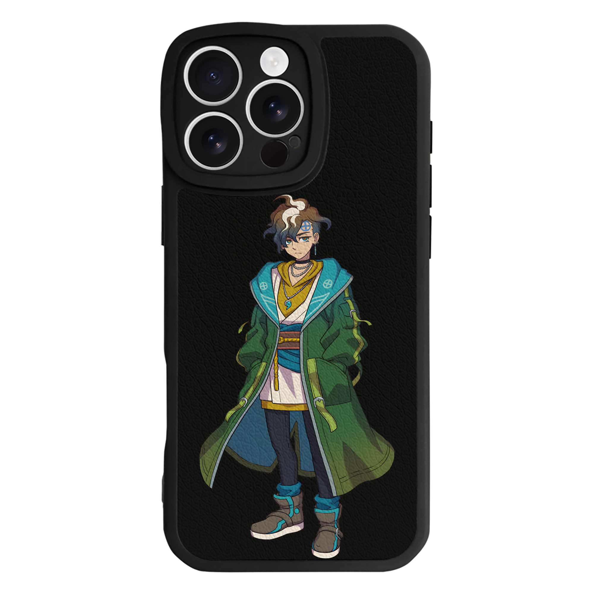 （画像用） 妖怪ウォッチ Yo-kai Watch 【iPhone 16シリーズ対応】シリコンスマホケース（レザー調） 材質：シリコン